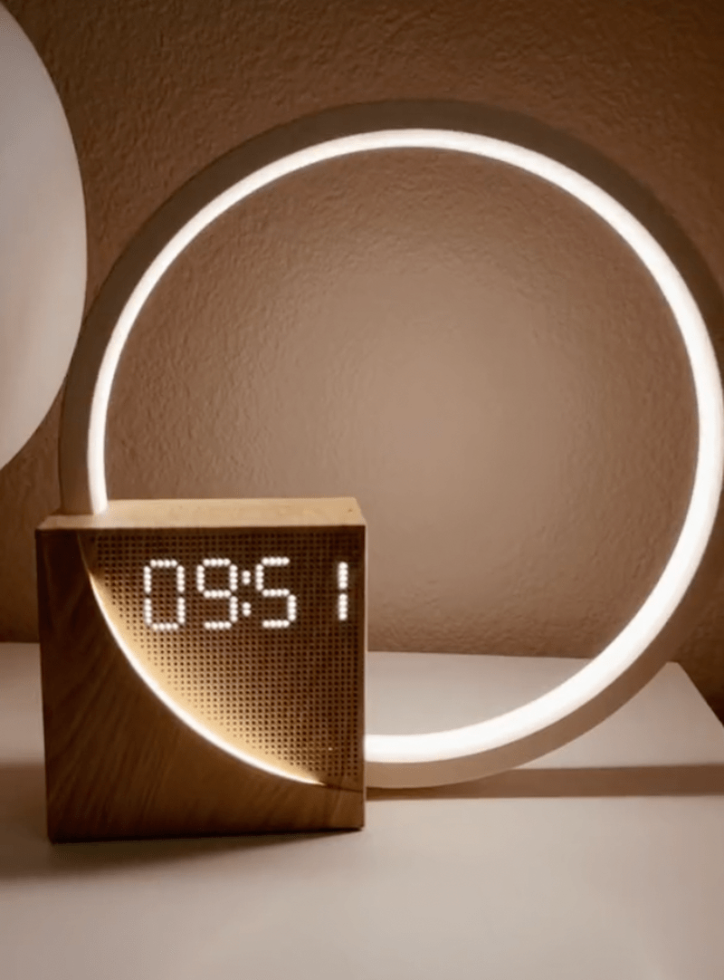 Sunrise - Zonsopgang Wekker met Dimbare Touch Lamp, Oplader & Veel Functies, Kerstcadeau