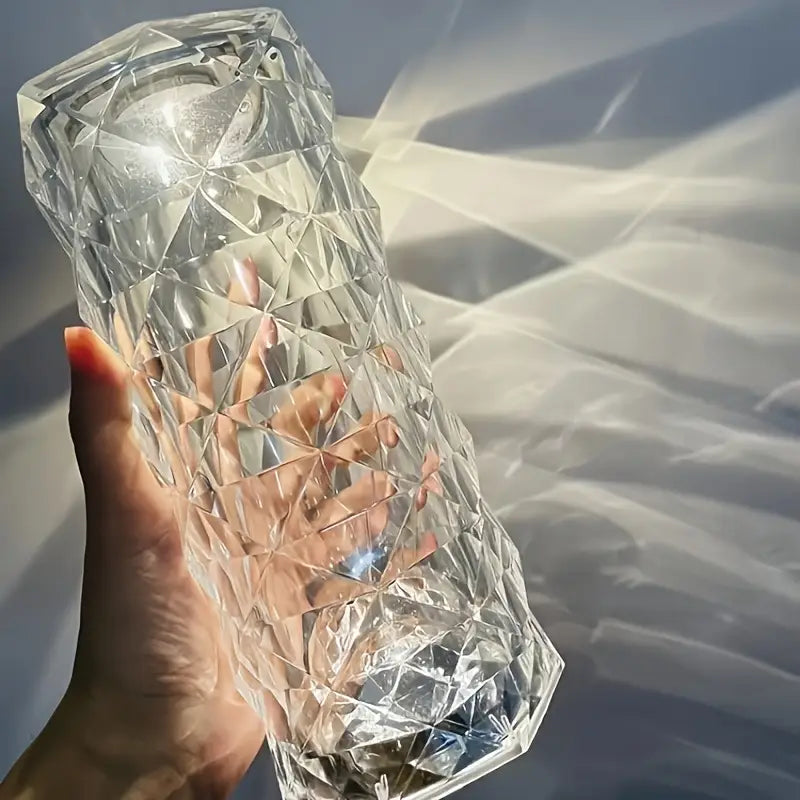 GlanzLicht - Rosé Fonkelende Kristallen Tafel lamp met Touch-Functie