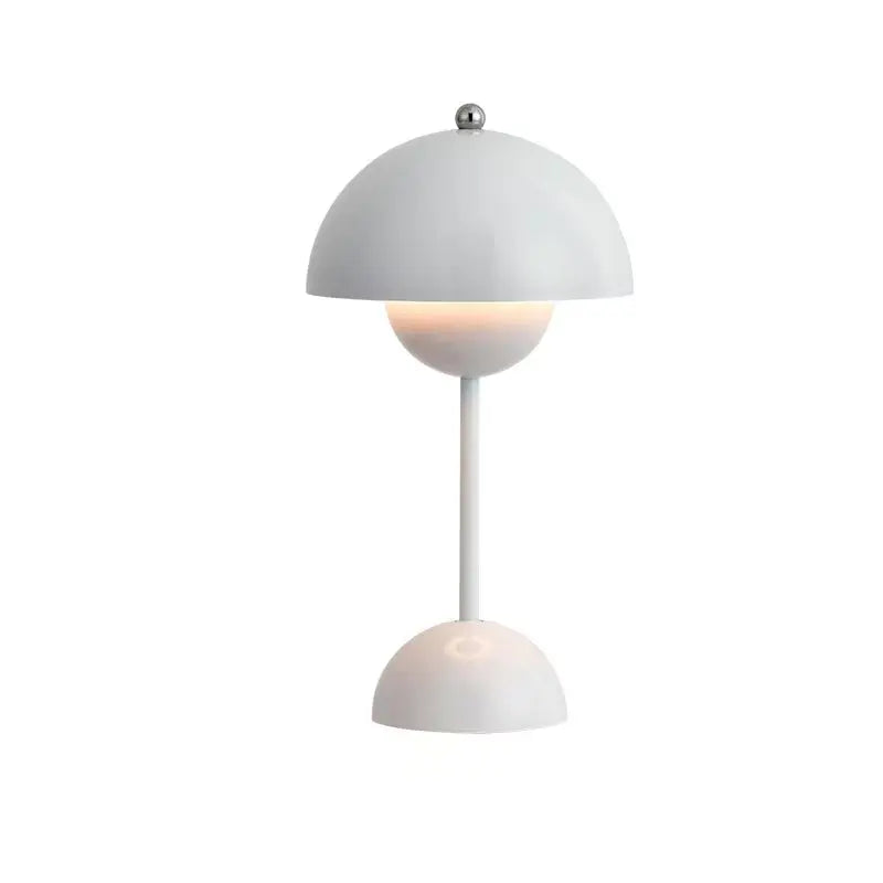 LumiGlow - Stijlvolle Accu Tafellamp in Paddestoelontwerp met Touchfunctionaliteit