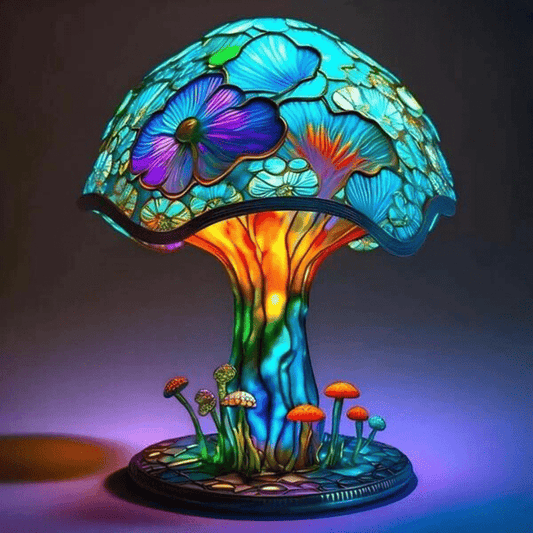 Luna - Paddenstoellamp | Decoratieve Boheemse Lamp