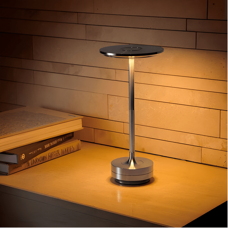 Ecolux - Draadloze Tafel lamp: USB Dimbaar en Aanraakgestuurd