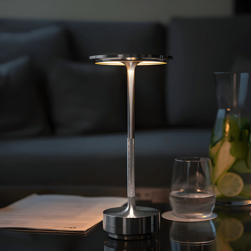 Ecolux - Draadloze Tafel lamp: USB Dimbaar en Aanraakgestuurd