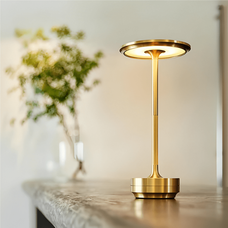Ecolux - Draadloze Tafel lamp: USB Dimbaar en Aanraakgestuurd