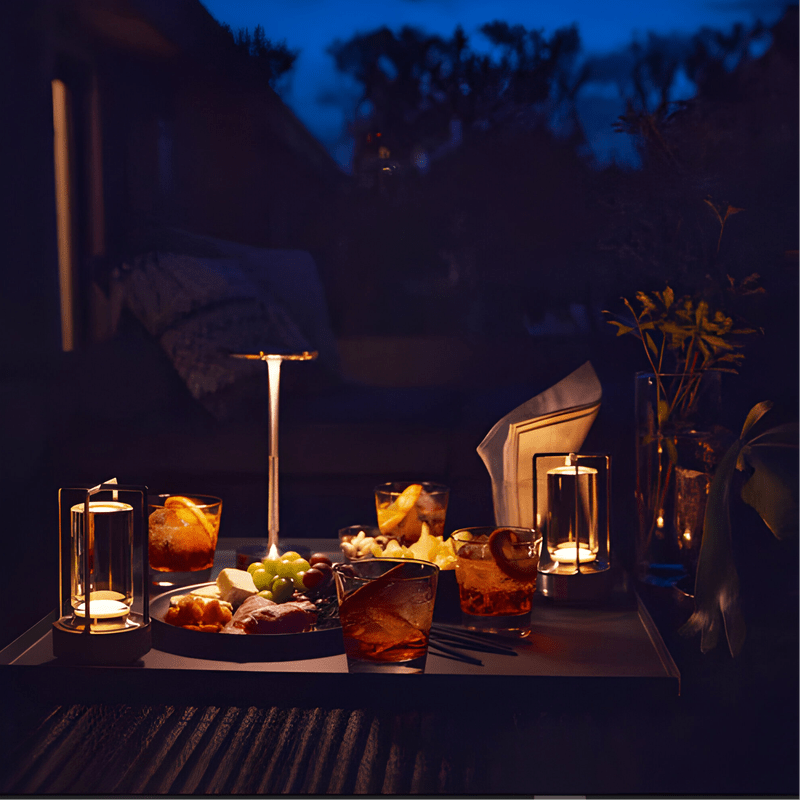 Ecolux - Draadloze Tafel lamp: USB Dimbaar en Aanraakgestuurd