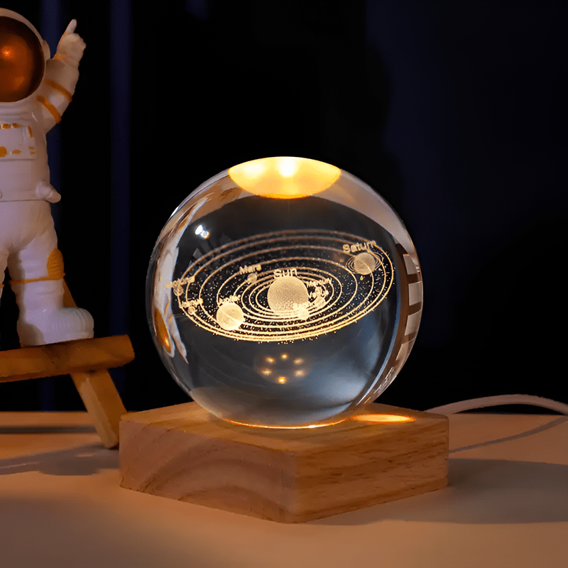 SternenZauber - LED Galaxie Kristallbal voor uw huis