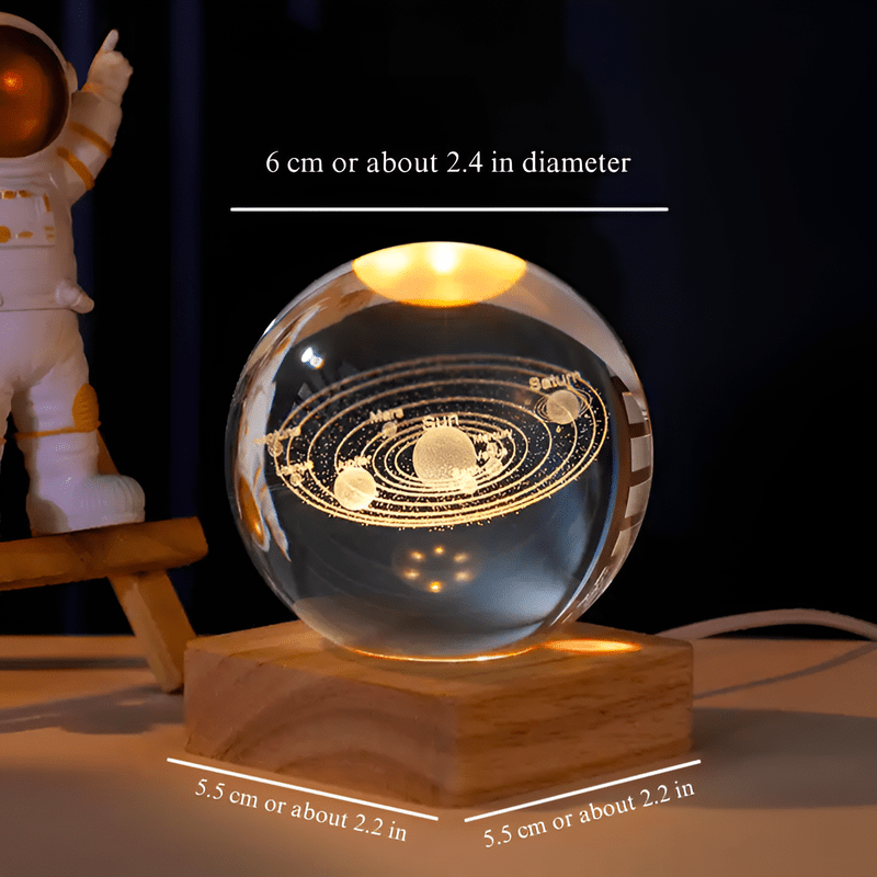 SternenZauber - LED Galaxie Kristallbal voor uw huis