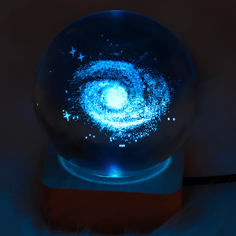 SternenZauber - LED Galaxie Kristallbal voor uw huis