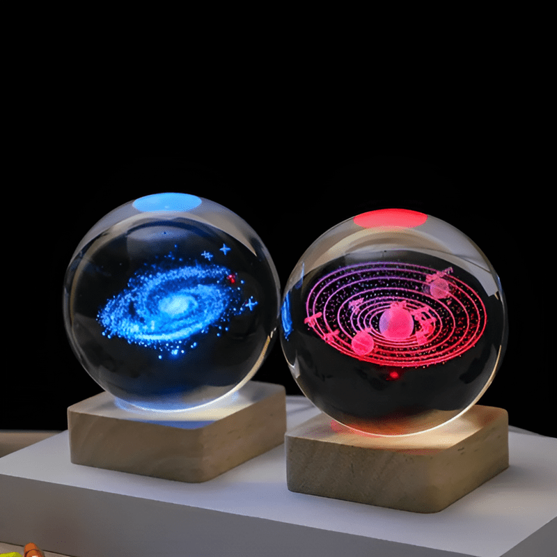 SternenZauber - LED Galaxie Kristallbal voor uw huis