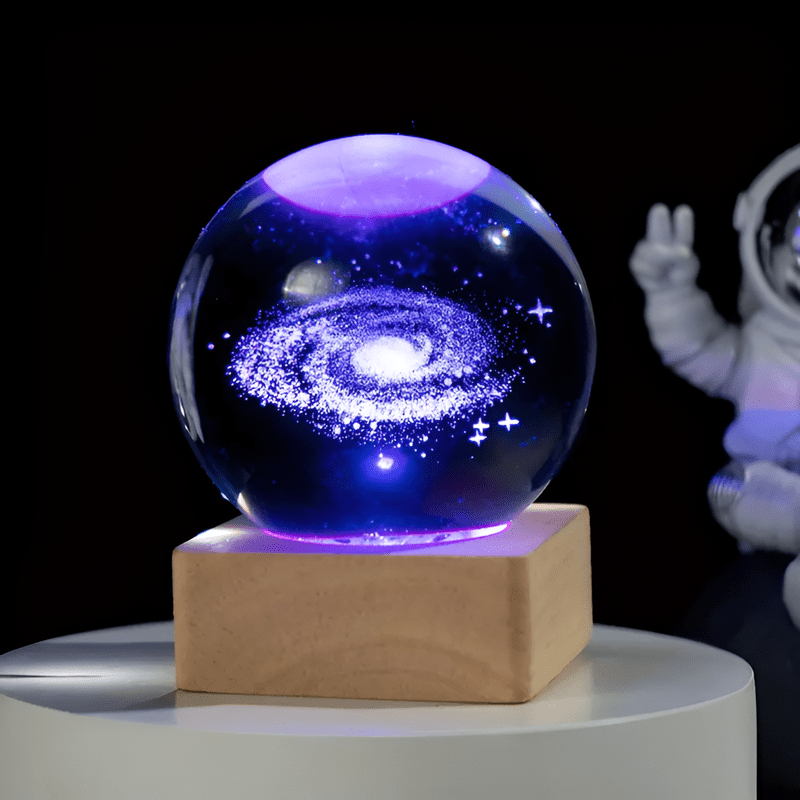 SternenZauber - LED Galaxie Kristallbal voor uw huis