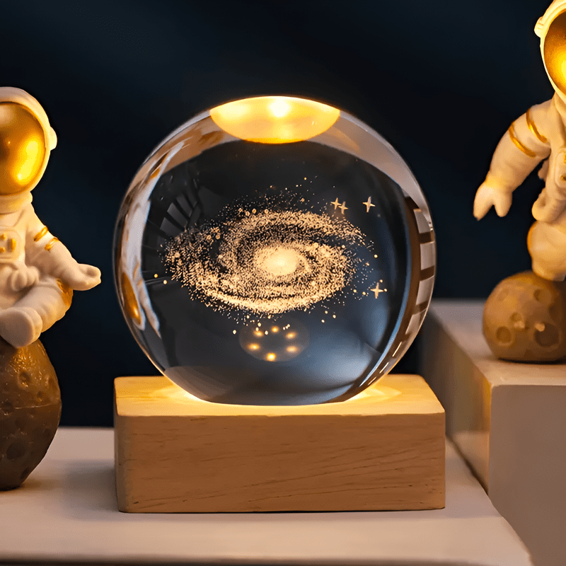 SternenZauber - LED Galaxie Kristallbal voor uw huis