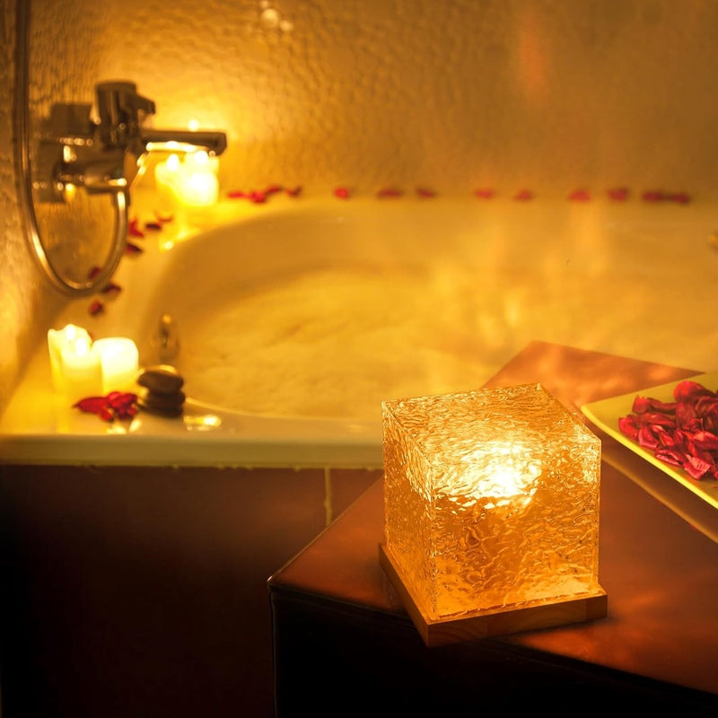Lumos - Elegante Wandlamp met Houten Voet en Kleurverandering