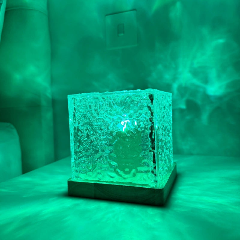 Lumos - Elegante Wandlamp met Houten Voet en Kleurverandering