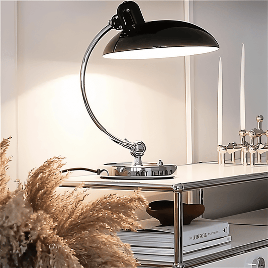 BellaLuce - Verstelbare Vintage Tafel lamp van IJzer Koepel