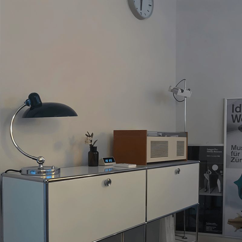 BellaLuce - Verstelbare Vintage Tafel lamp van IJzer Koepel