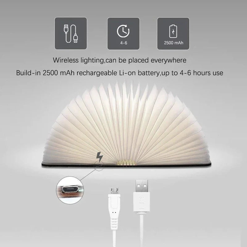 Lamp met Betoverend Boek - Magisch Lichtontwerp