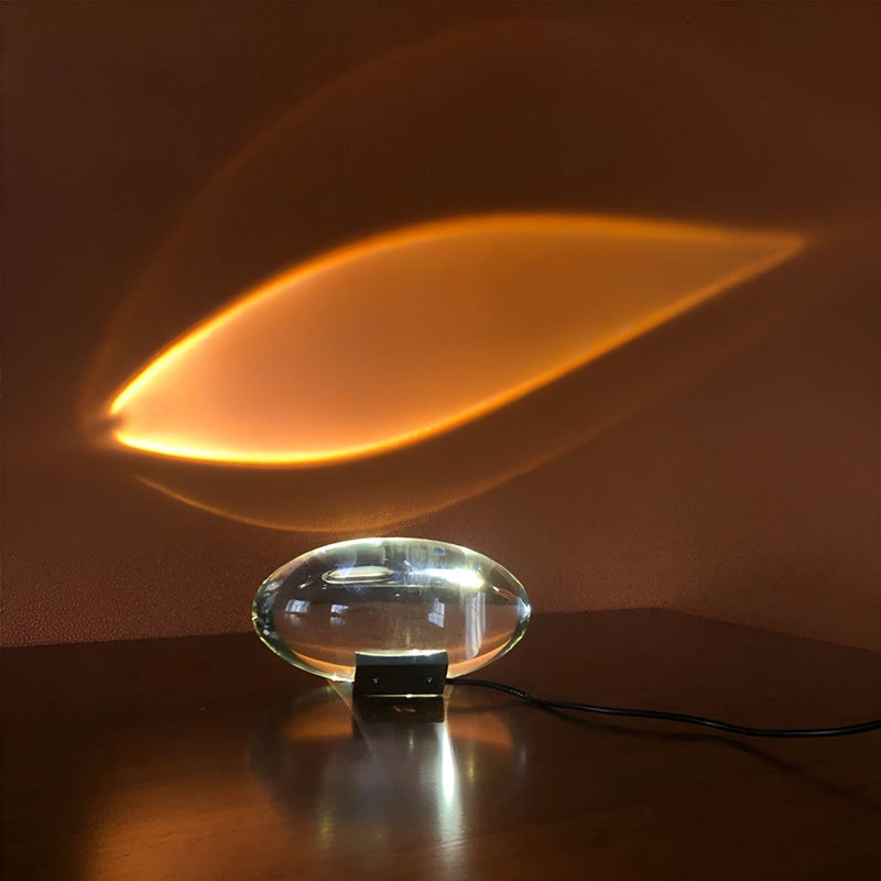 SternenGlanz - Himmelskristall Tafellamp met LED projector