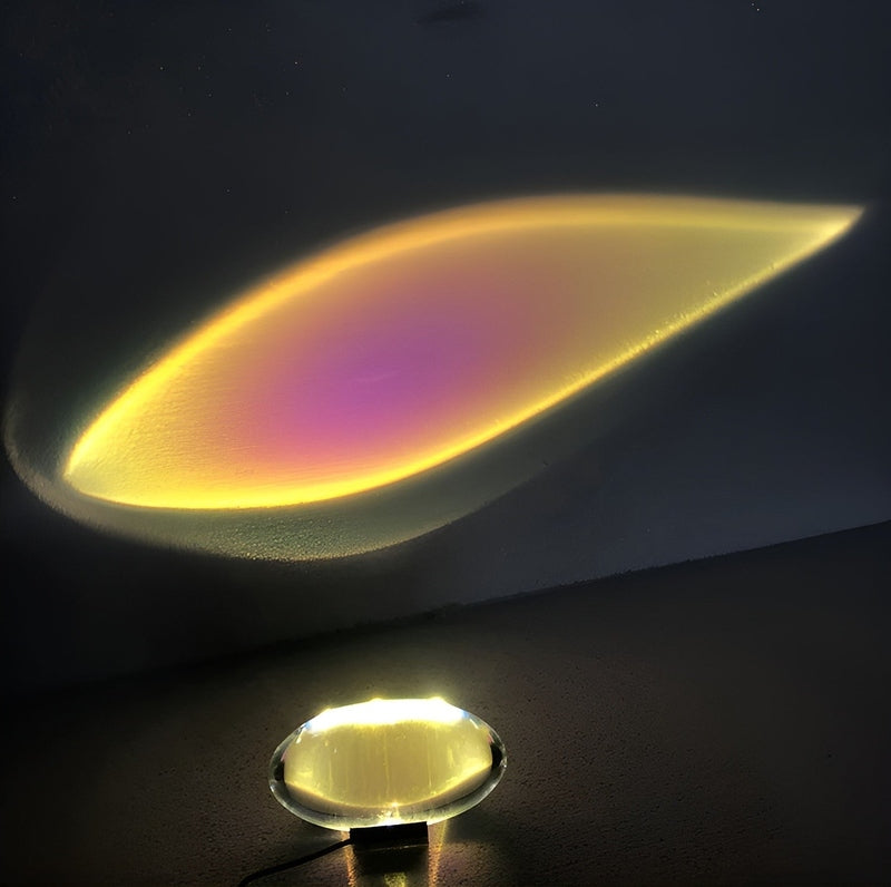 SternenGlanz - Himmelskristall Tafellamp met LED projector