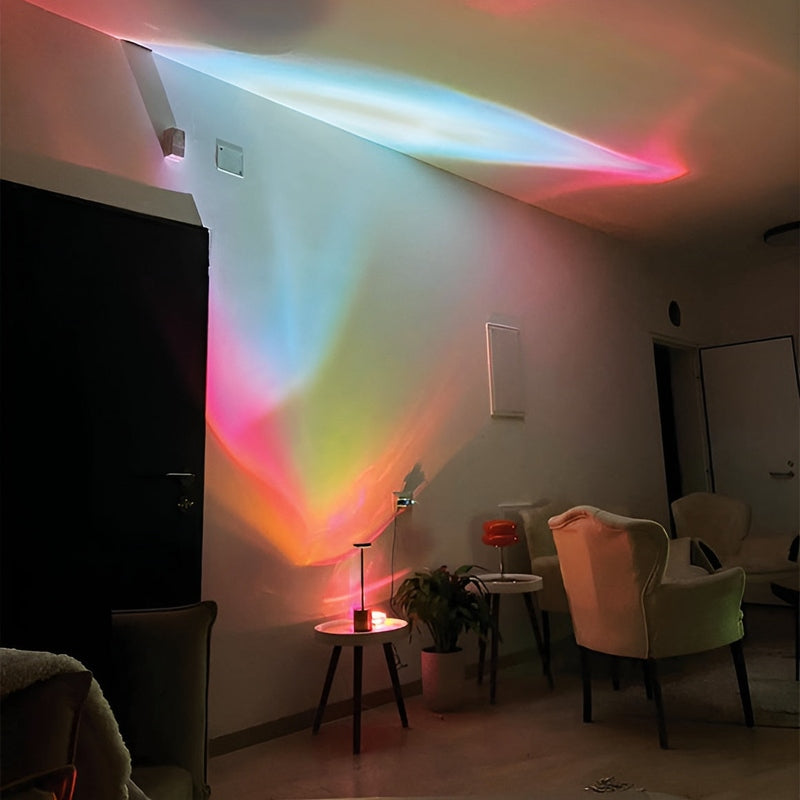 SternenGlanz - Himmelskristall Tafellamp met LED projector