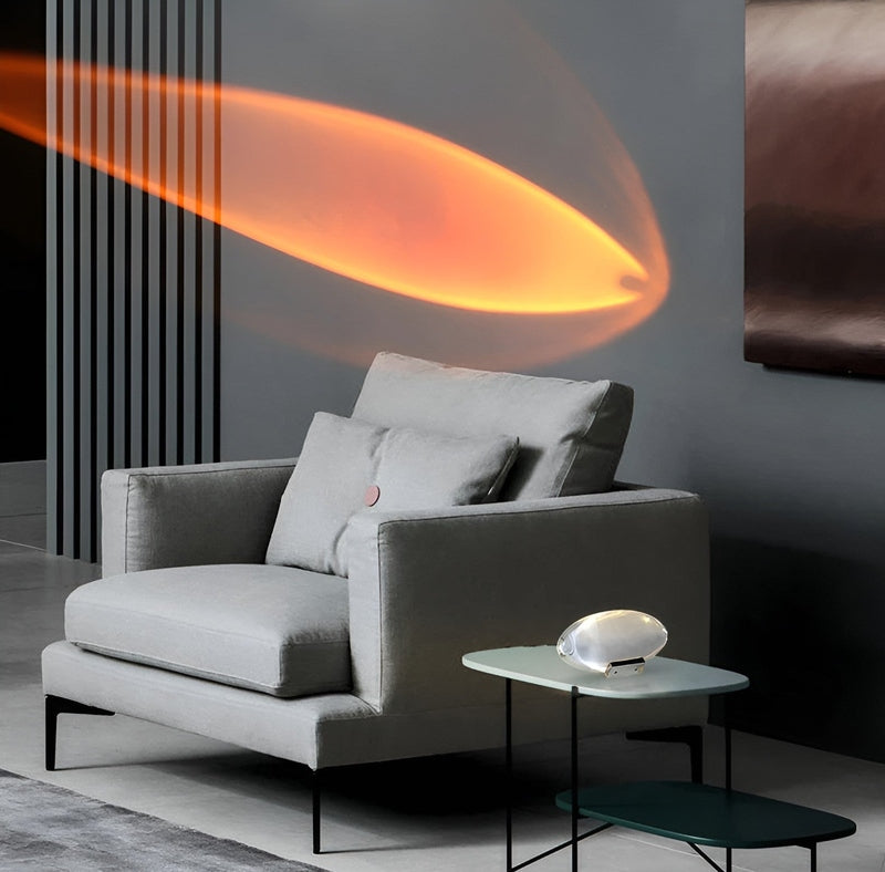 SternenGlanz - Himmelskristall Tafellamp met LED projector
