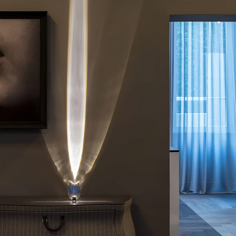 SternenGlanz - Himmelskristall Tafellamp met LED projector
