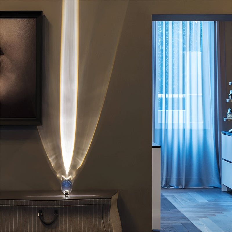 SternenGlanz - Himmelskristall Tafellamp met LED projector