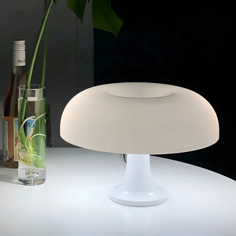 Glanzlicht - Stijlvolle Vintage LED-tafellamp in paddenstoelontwerp