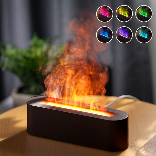 FlameLight USB Aromalampe met Vlam effect & RGB Verlichting