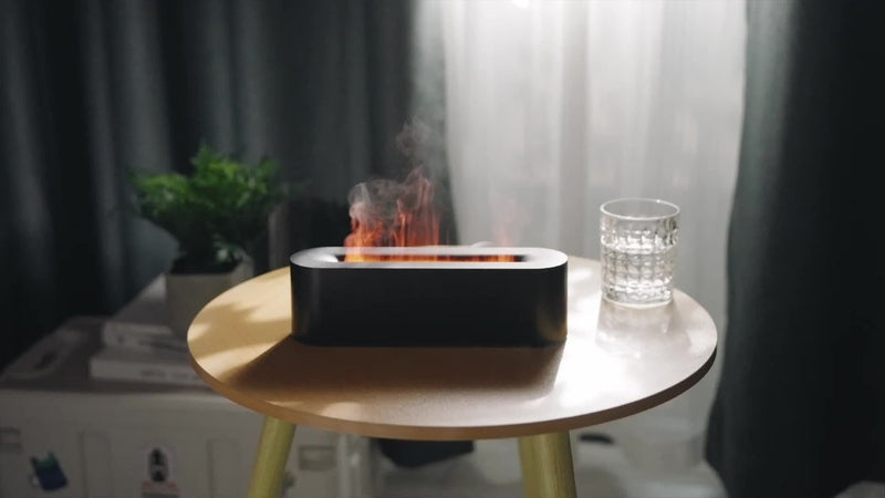 FlameLight USB Aromalampe met Vlam effect & RGB Verlichting