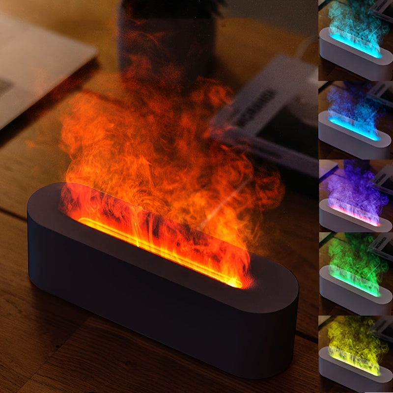 FlameLight USB Aromalampe met Vlam effect & RGB Verlichting