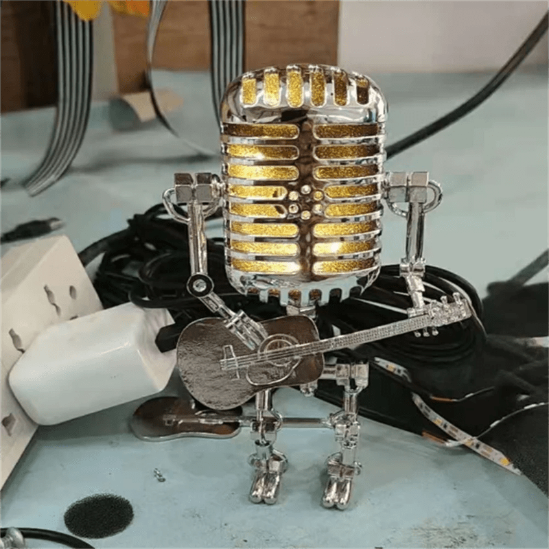 ArtisticLight - Creatieve Tafel lamp Robot met Gitaar