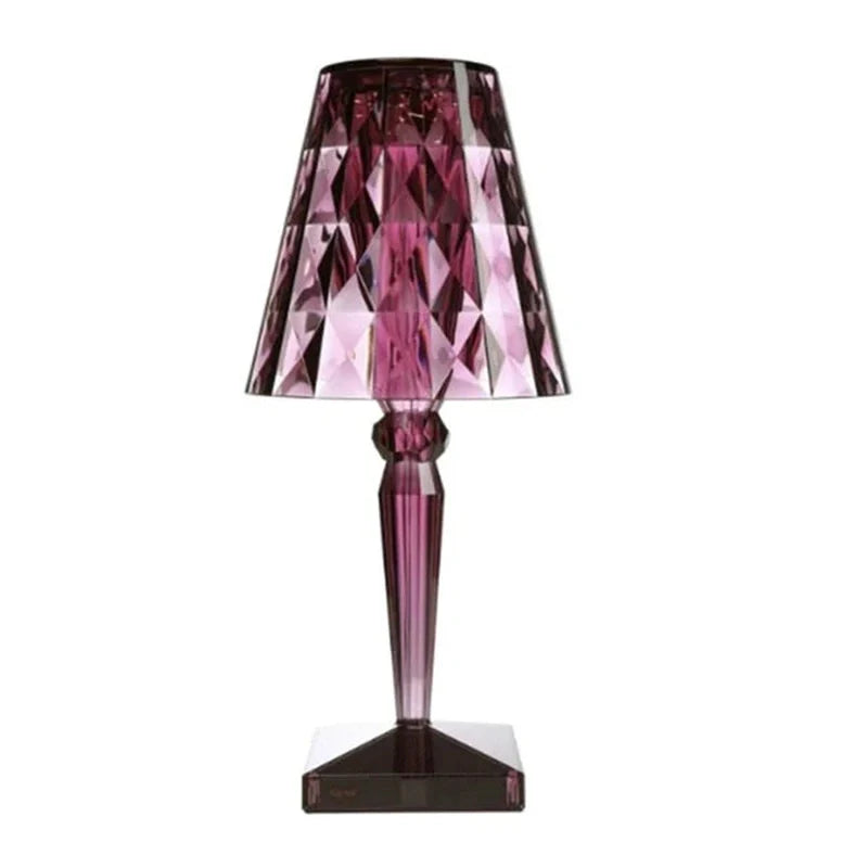 KristallGlanz - Acryl Kristall Kunst Tafel lamp