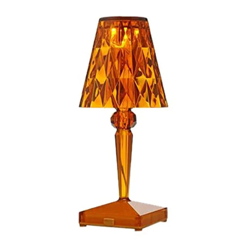KristallGlanz - Acryl Kristall Kunst Tafel lamp