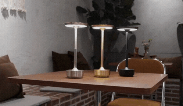 Elegante Nachtlamp - Draadloos, Oplaadbaar Bedlampje - Tafellamp Zonder Kabel