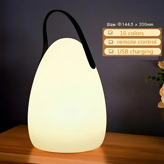 LuminaFlair Lamp - Draagbare Waterdichte Draadloze Tafellamp