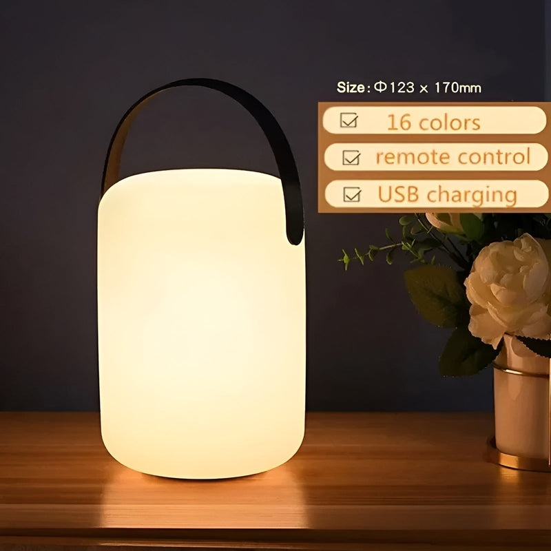 LuminaFlair Lamp - Draagbare Waterdichte Draadloze Tafellamp