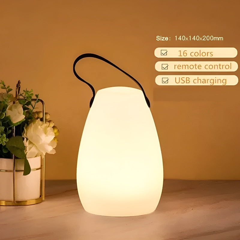 LuminaFlair Lamp - Draagbare Waterdichte Draadloze Tafellamp