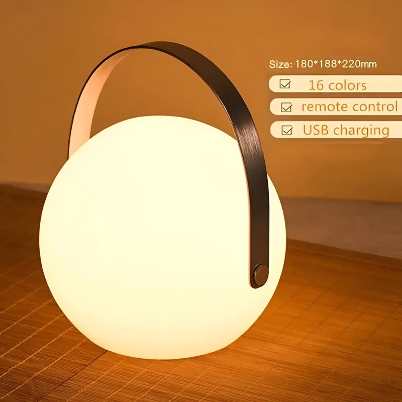 LuminaFlair Lamp - Draagbare Waterdichte Draadloze Tafellamp