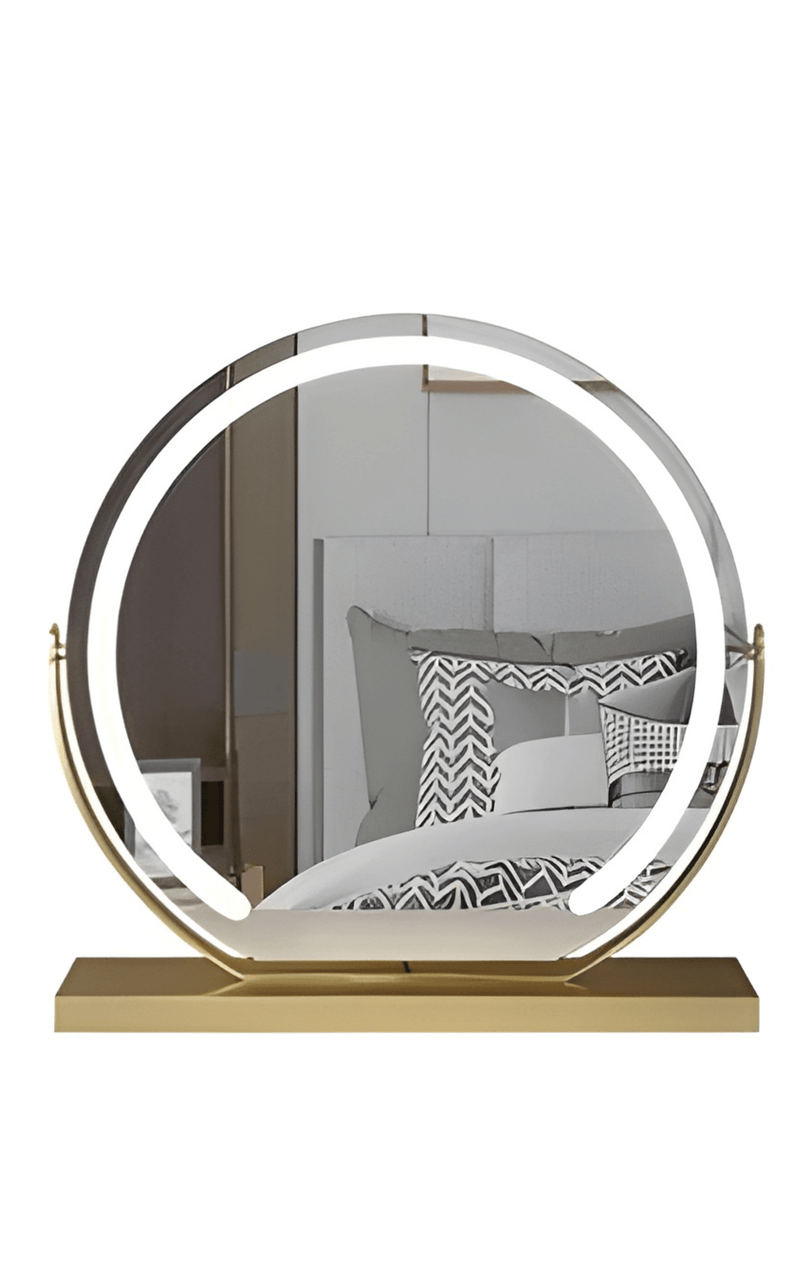 LumiMirror Make-up Spiegel – Decoratieve Staande Spiegel met LED-Verlichting