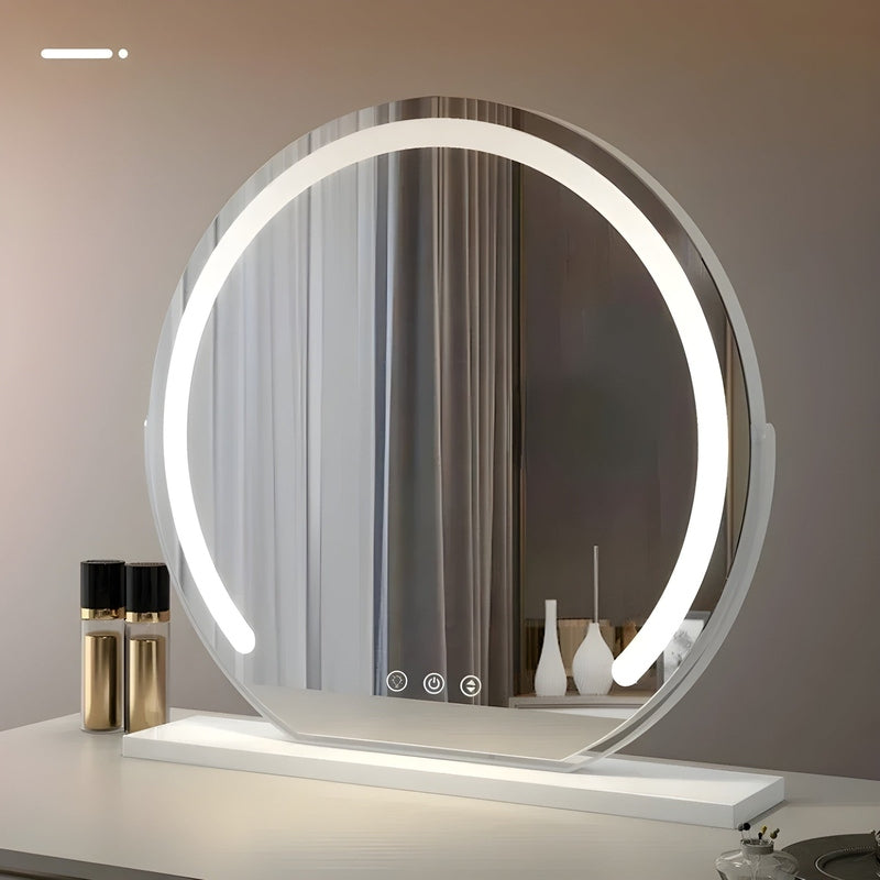 LumiMirror Make-up Spiegel – Decoratieve Staande Spiegel met LED-Verlichting