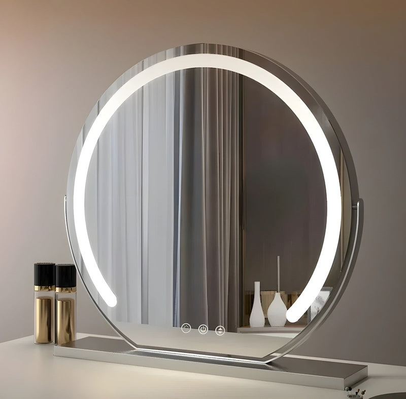 LumiMirror Make-up Spiegel – Decoratieve Staande Spiegel met LED-Verlichting