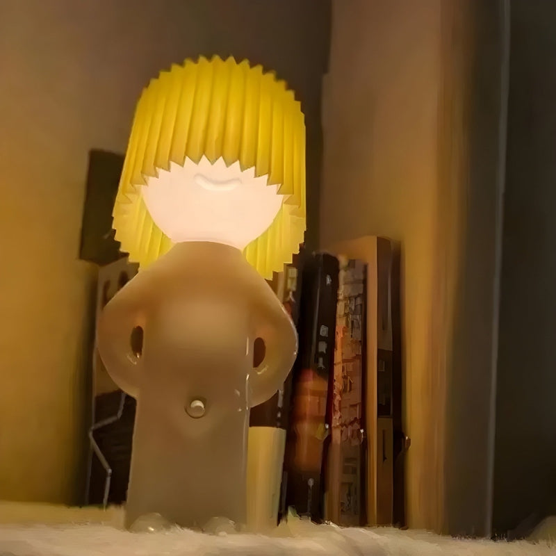 Creatieve Tafellamp Brutaal Jongentje - Unieke Verlichting