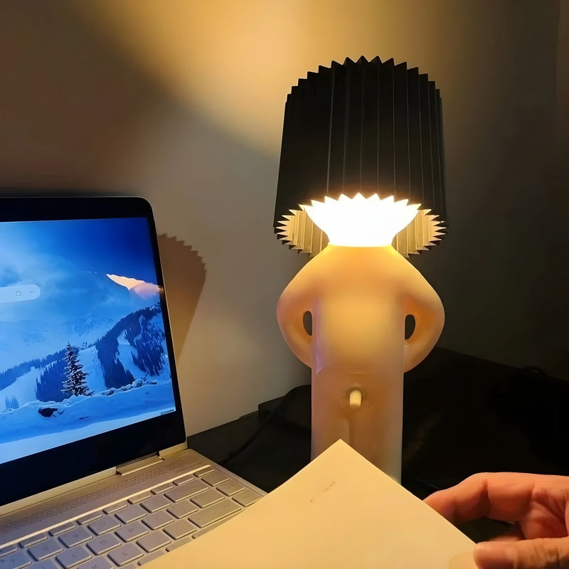Creatieve Tafellamp Brutaal Jongentje - Unieke Verlichting