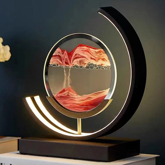 Fascinerende & Rustgevende Zand Tafel Lamp | SandScape