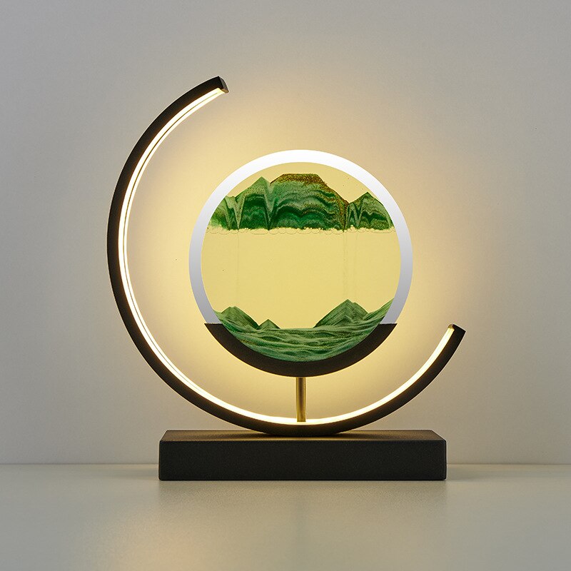 Fascinerende & Rustgevende Zand Tafel Lamp | SandScape