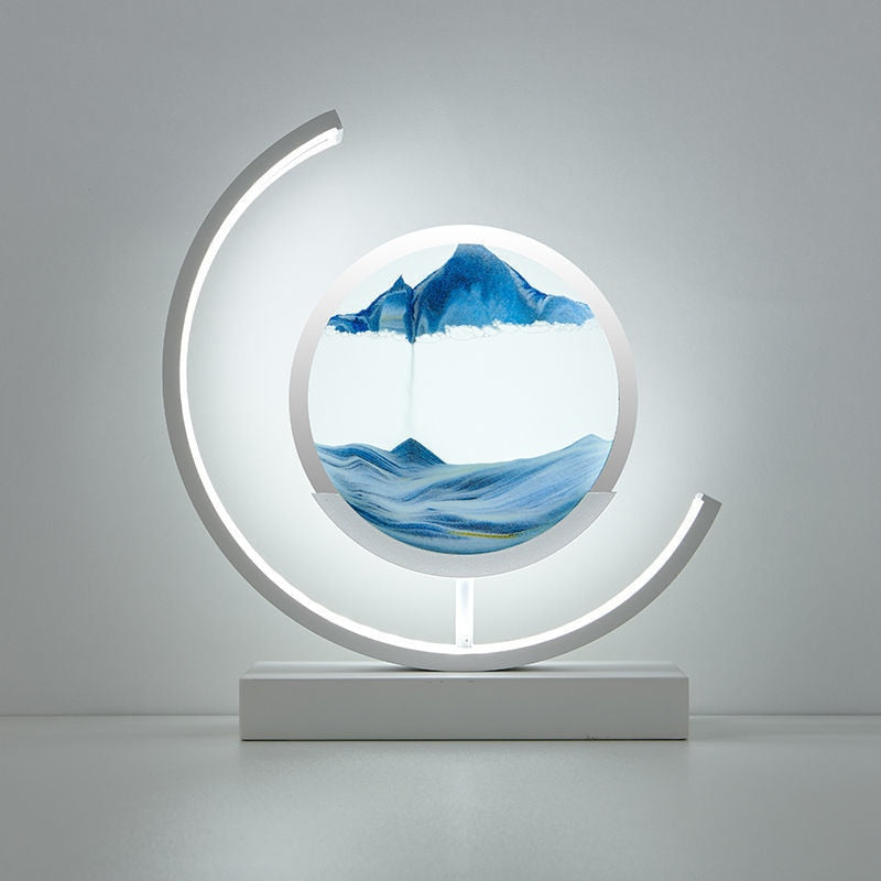 Fascinerende & Rustgevende Zand Tafel Lamp | SandScape