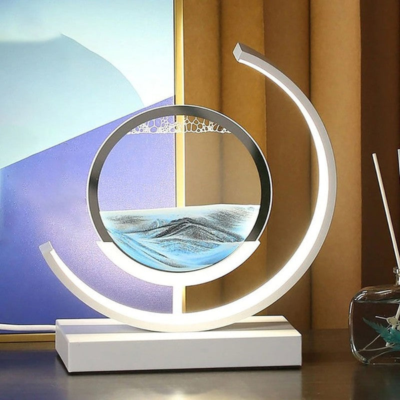 Fascinerende & Rustgevende Zand Tafel Lamp | SandScape