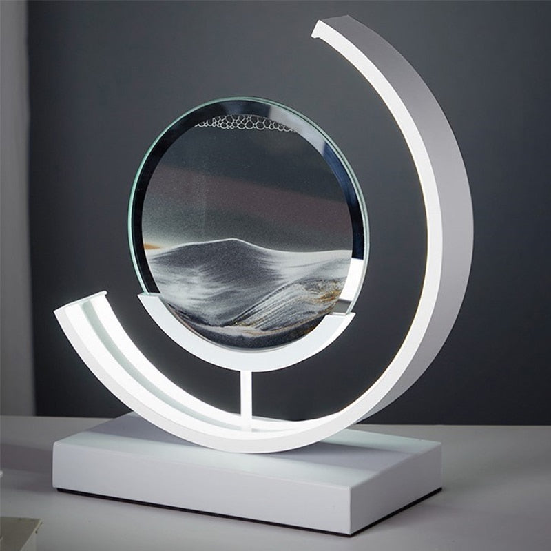 Fascinerende & Rustgevende Zand Tafel Lamp | SandScape