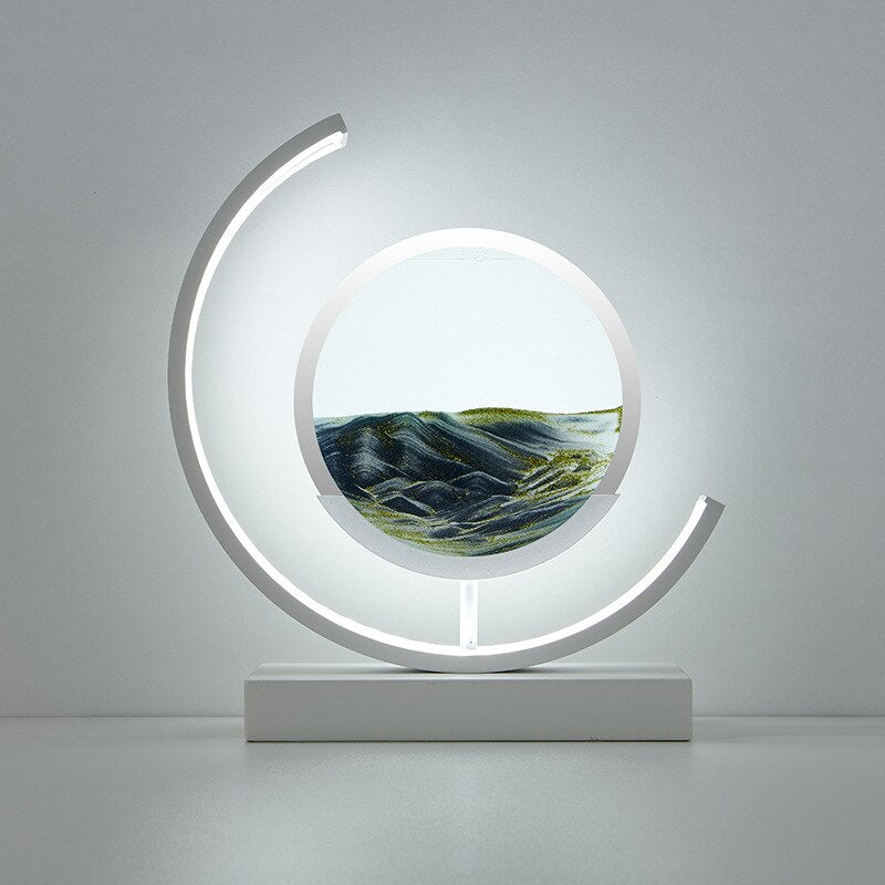 Fascinerende & Rustgevende Zand Tafel Lamp | SandScape