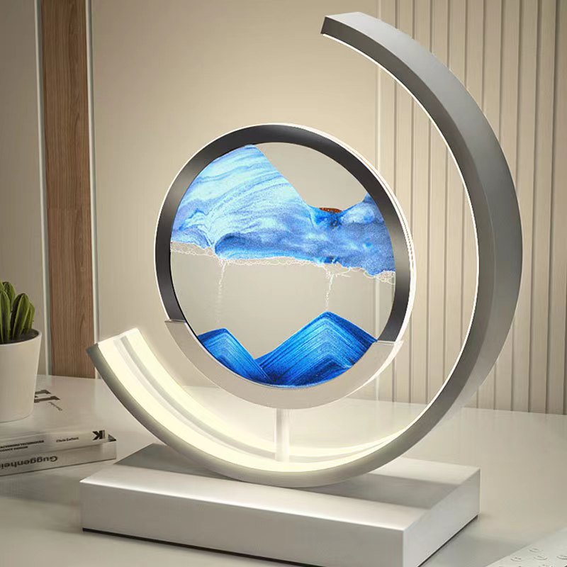 Fascinerende & Rustgevende Zand Tafel Lamp | SandScape