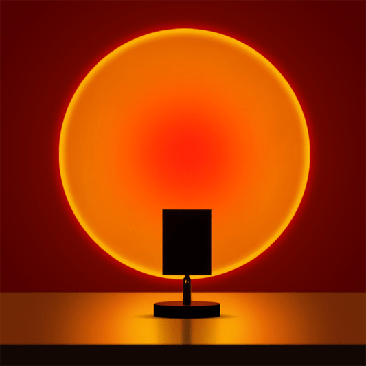LunaLys – Retro Zonsopgang Tafellicht voor Gezelligheid